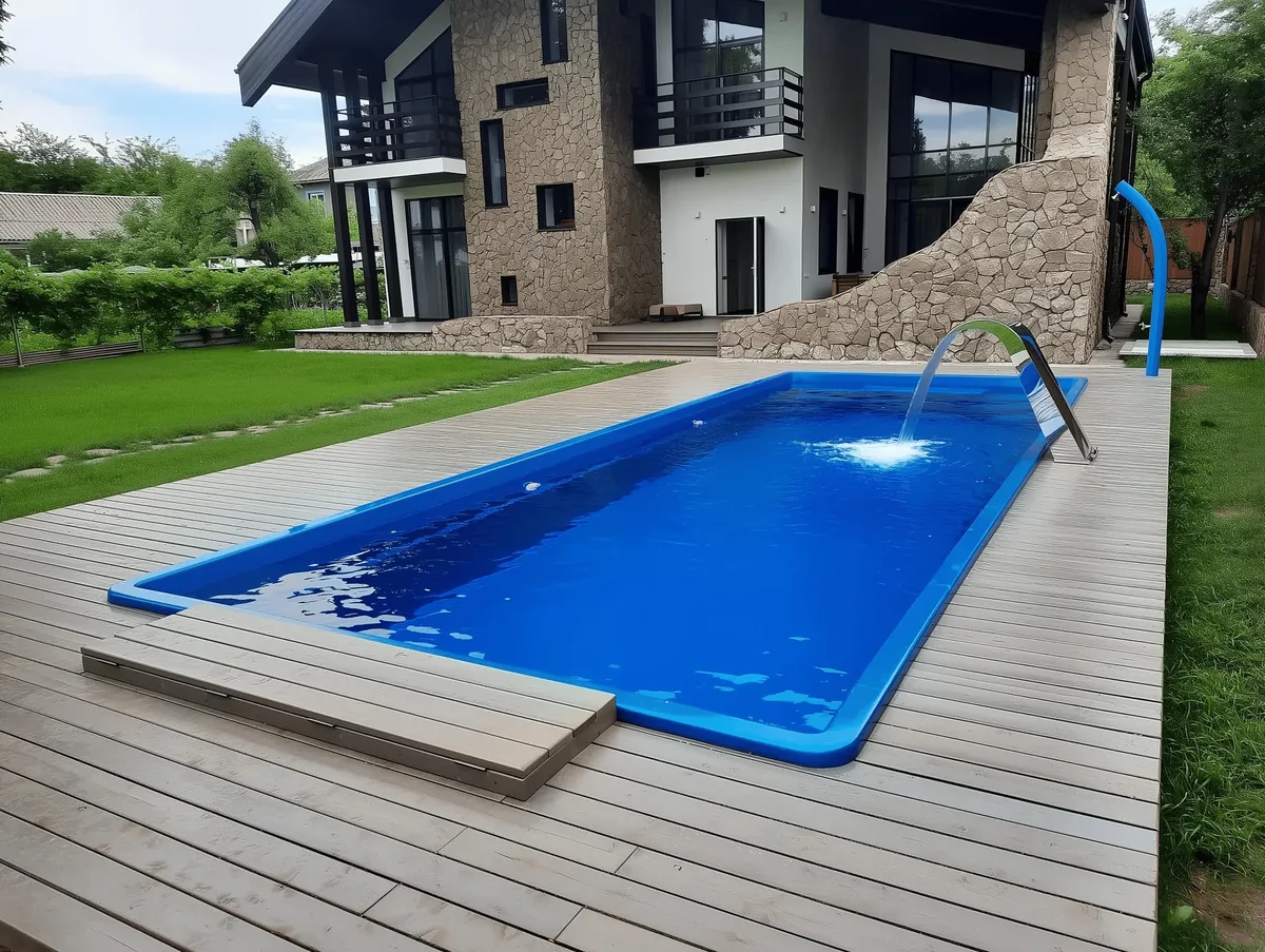 Композитный бассейн Laguna 9 — вид сверху в Ессентуках